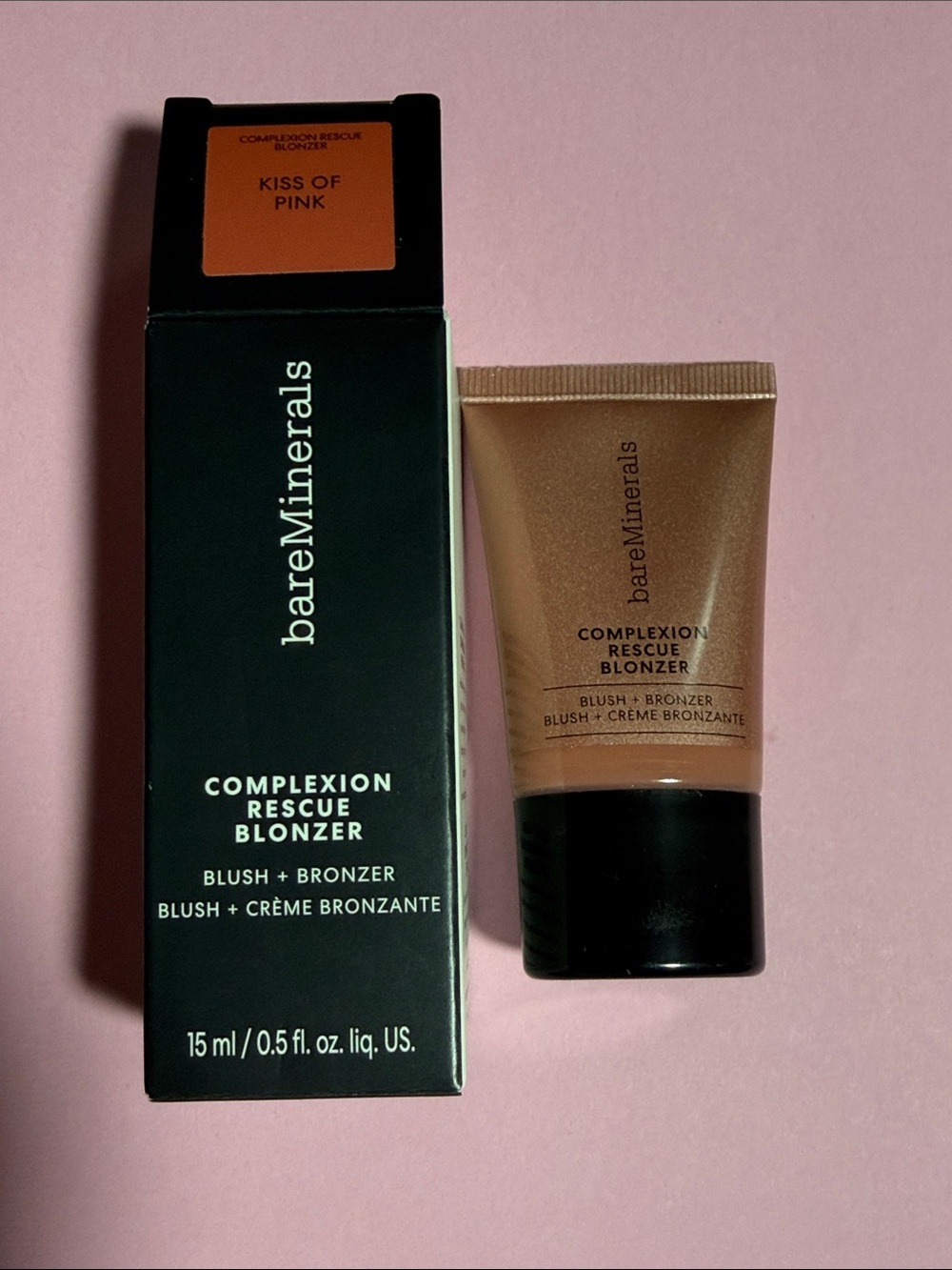 bareMinerals Complexion Rescue Blonzer Blush + Bronzer — Kiss of pink.|15ml